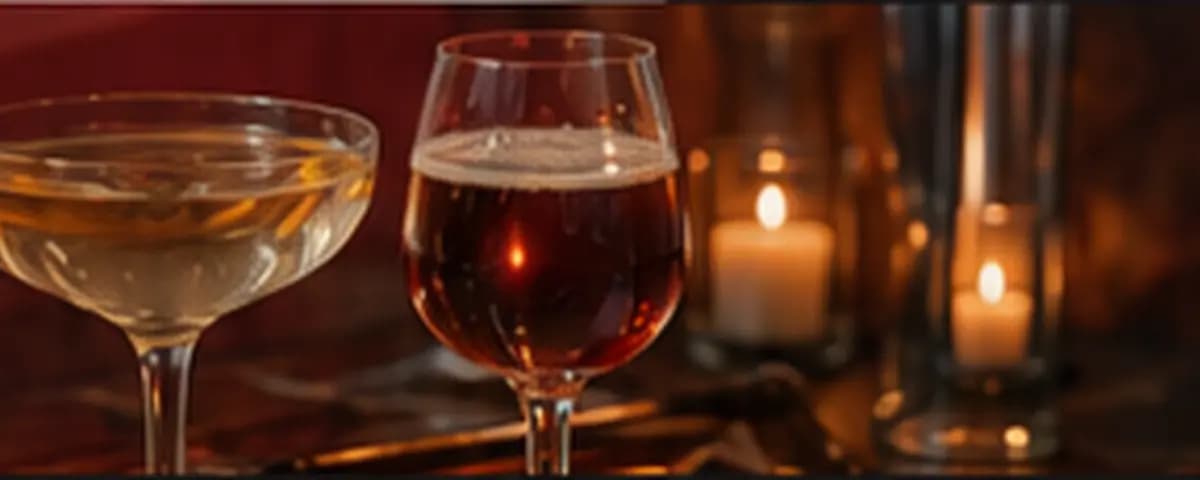 Candlelit mobile bar service for a Singapore event